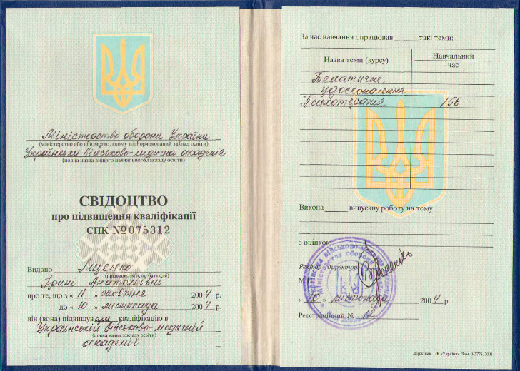 Ирина Ищенко Диплом